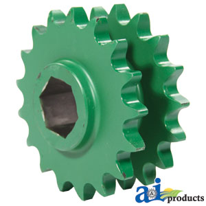 A-AE39301 Sprocket, Double; Main Drive, 17/17 Tooth