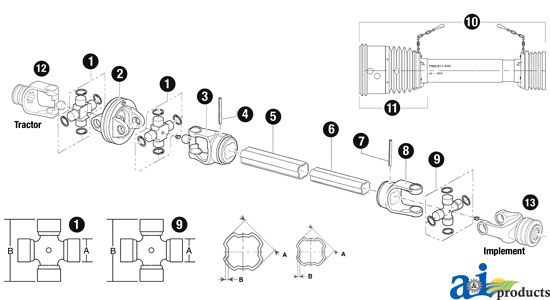 A-BP122251500 Outer Drive Tube