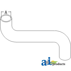 A-CTJ2033 HOSE, TOP RADIATOR