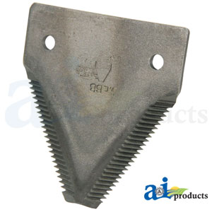A-211-362 black 12ga top serrated, 3" W/ 2.06" hole spacing