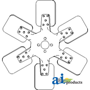 A-A173040 Fan, 6 Blade
