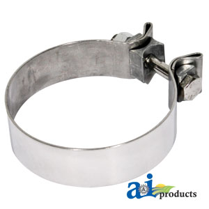 A-ZNL90875A Clamp, 4", Stainless Steel, For 4" Chrome Stack