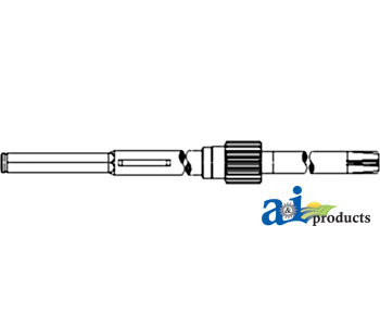 A-AH97643 Shaft, Feeder House, Lower