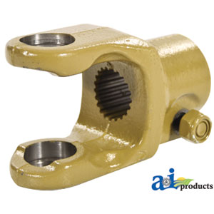 A-W320684 Implement Yoke, Splined 1 3/8" - 21 Spline w/ Clamp Bolt