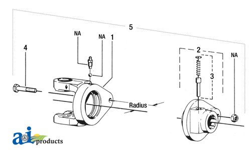 A-W352124-A Shear Pin Clutch
