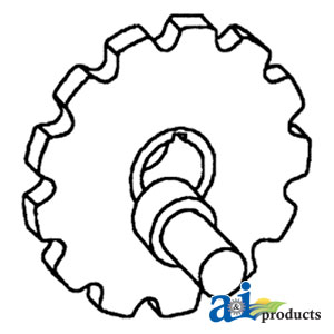 A-71137876 Sprocket Crank Assy., Shoe Drive (RH)