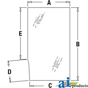 A-T113463 Glass, Door, Upper (LH)