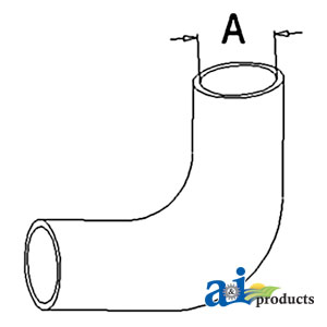 A-104742A Radiator Hose, Upper