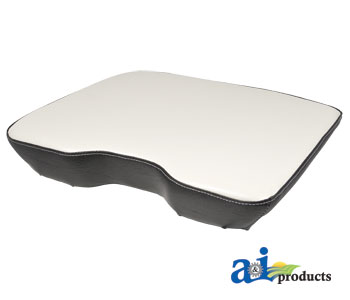 A-70236461-5 Bottom Cushion, Wood Base, WHT/BLK