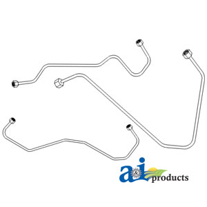 A-FPL100 Injection Line Set, 3 Cylinder