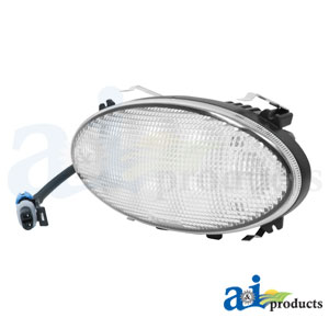 A-WL9235 Work Lamp, LED, Amber, Flood, Oval