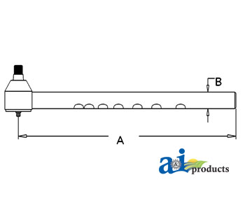 A-1860412M2 Link, Front Drag (RH)