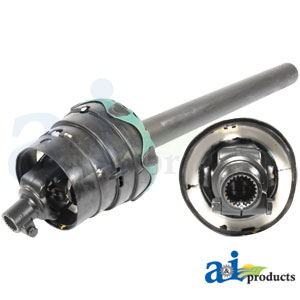 A-WMC58487A Implement Half PTO, 2580 Ser., w/ CV, 1-1/2" 23 Spline Clamp Yoke, 48