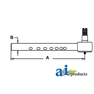 A-1043491M91 Drag Link Rod (LH)