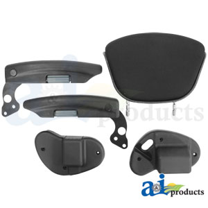 A-F20M245 Seat, F20 Series, Mechanical Suspension / Arm Rest / Head Rest / Black Cloth