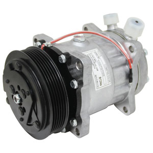 A-82016157 Compressor, New, Sanden Style w/ Clutch (8103)