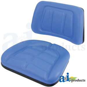 A-T103BU Seat Cushion Set, Trapezoid, Blue