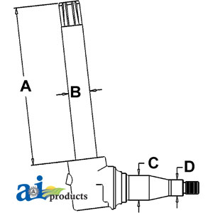 A-AR82754 Spindle (RH/LH)