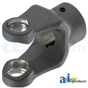 A-806-3519 Yoke, Implement Round Bore (w/ 2 Keyways and Set Screw)