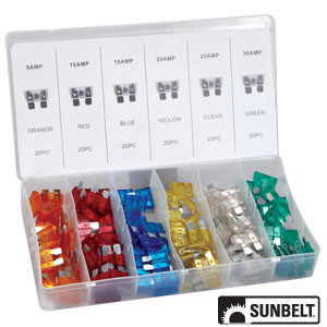 A-B1AC94 ATC Fuse Assortment, 120 pieces
