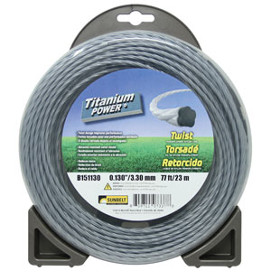A-B151130 Titanium Power Trimmer Line, .130" twist