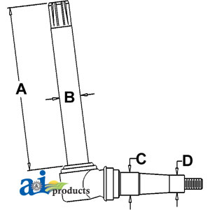 A-AR76933 Spindle (RH/LH)