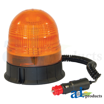 A-BLA9814 Beacon, 40 LED, AMBER, Magnetic Base, Power Cord