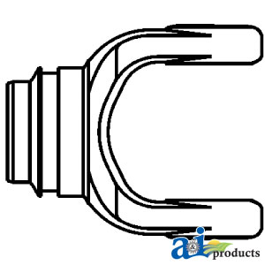 A-55NWY2200 YOKE TORQ TUBE WD 2-1/2R