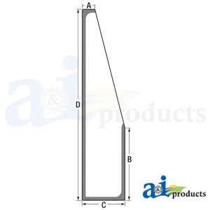 A-T182927 Glass; LH Front