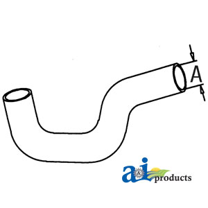 A-506378M1 Radiator Hose, Bottom