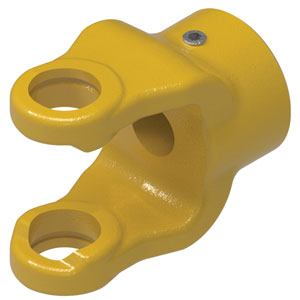 A-800-8220 Implement Yoke, Round Bore 1-1/4" w/ 5/16" Keyway