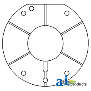 A-180408M2 Plate, Planetary Cover, Front