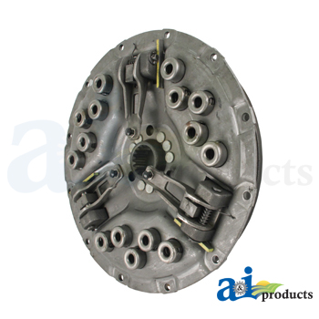 A-67597-R Re-mfg Pressure Plate: 14", 3 levers, & 15 springs, (w/ 1.938flywheel step)