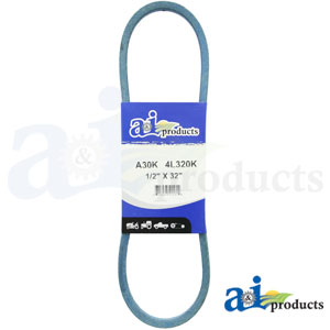 A-A30K Aramid Blue V-Belt (1/2" X 32" )