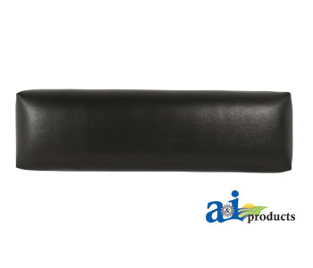 A-AM3462T-1 Back Cushion, Wood Base, 19 x 6, BLK