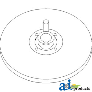 A-AH167534 Sheave, Outer; Fan Driven