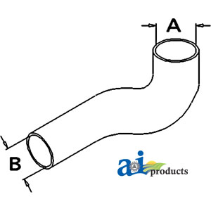 A-3382985M1 RADIATOR HOSE, LOWER