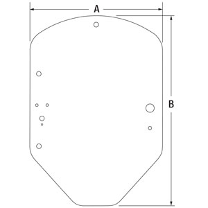 A-T361540 Glass, Cab Door