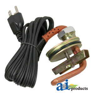 A-5B675 Heater, Engine Block Frost Plug, 2 1/4" Flat Bar; 750 Watt