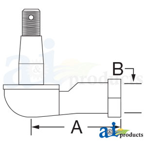 A-SBA334801230 Tie Rod End, Outer, LH