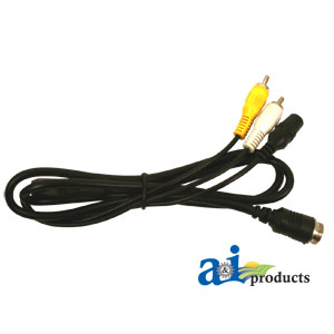 A-RCACABLE CabCAM Cable, 4 Pin Male/RCA Male/Power