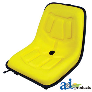 A-LGS100YL Seat, Lawn & Garden, w/ Slide Track, YLW