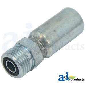 A-MF-04-06 (HC-MF) Male Seal Lok - Rigid - Straight (w/ O-Ring)