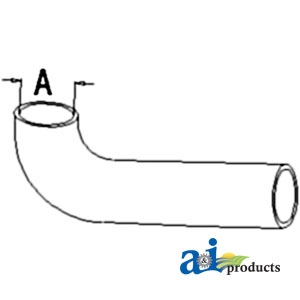 A-A63727 Radiator Hose, Upper