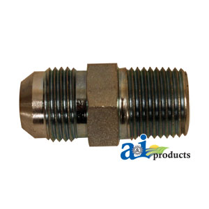 A-43C23 Straight Solid Male JIC X Male NPT Adapter