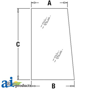 A-T113465 Glass, Side, Upper (RH/LH)