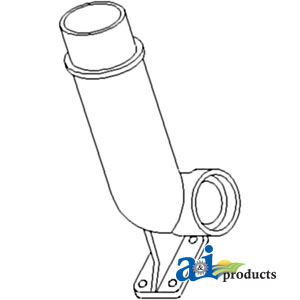 A-670034C1 Elbow, Exhaust