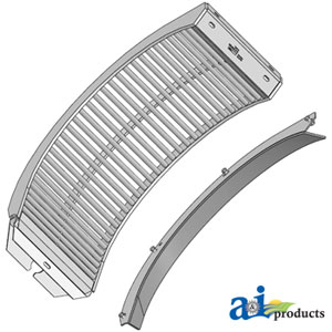 A-AXE28955 Concave, Round Bar; Front, Extended Wear