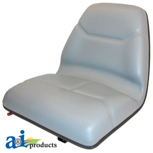 A-TMS111GR Seat, Michigan Style, w/ Slide Track, Deluxe Cushion, GRY