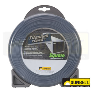 A-B141105 Titanium Power Trimmer Line, .105" square